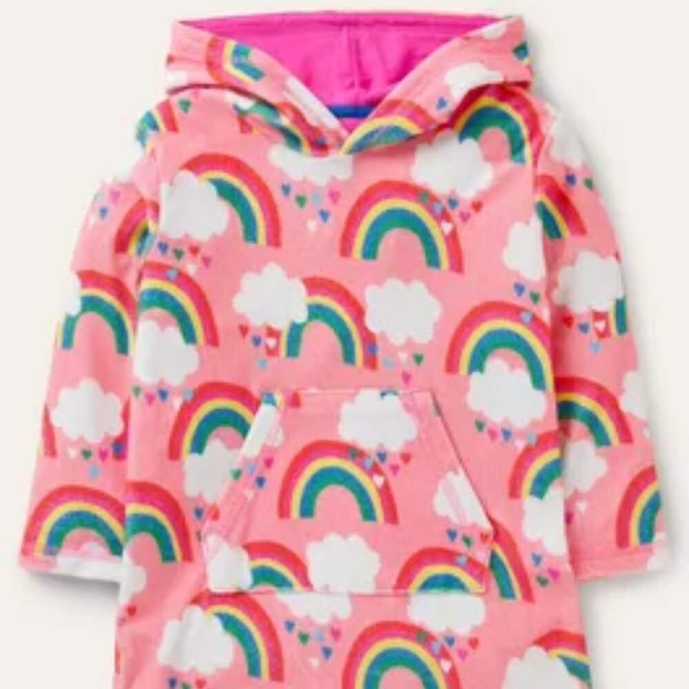 NEW Mini Boden Pattern Towelling Throw-On